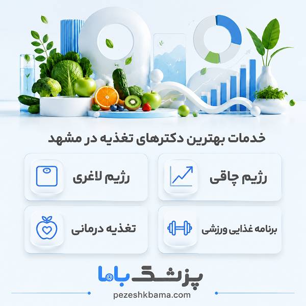 خدمات بهترین دکترهای تغذیه در مشهد