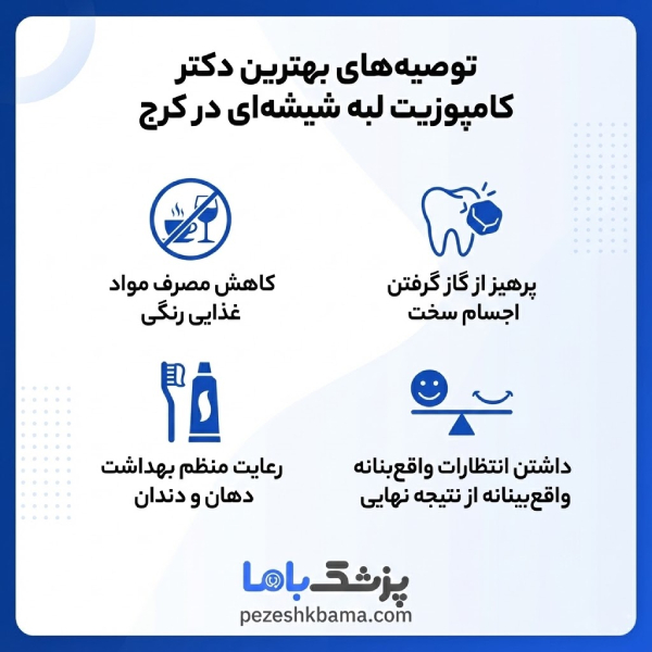 بهترین دکتر کامپوزیت لبه شیشهای در کرج