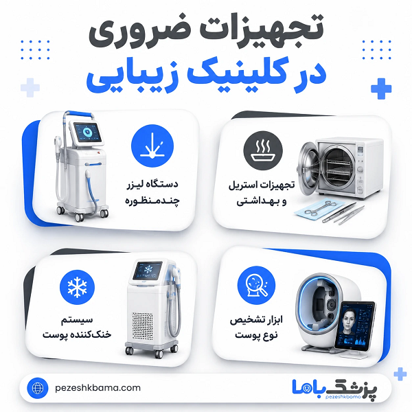 تجهیزات ضروری در کلینیک زیبایی