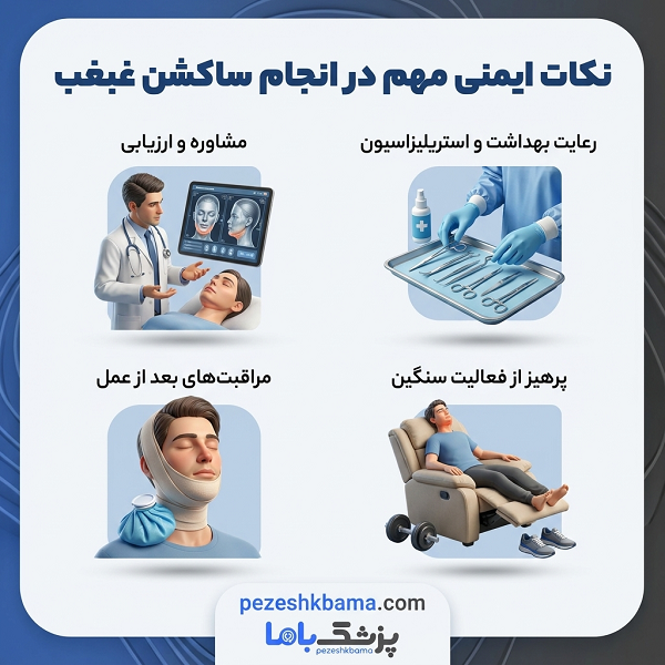 نکات ایمنی مهم در انجام ساکشن غبغب