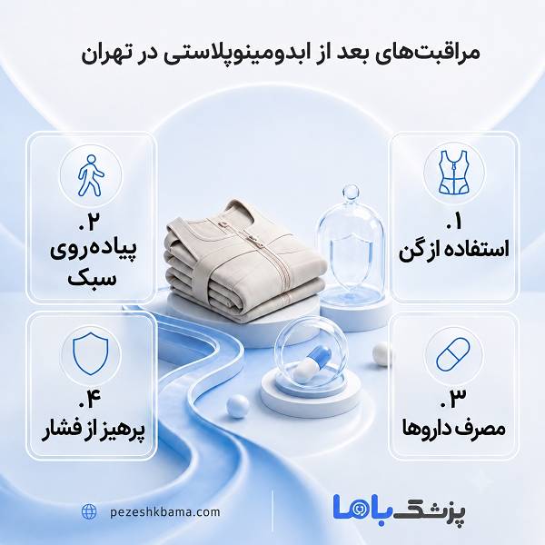 مراقبتهای بعد از ابدومینوپلاستی در تهران