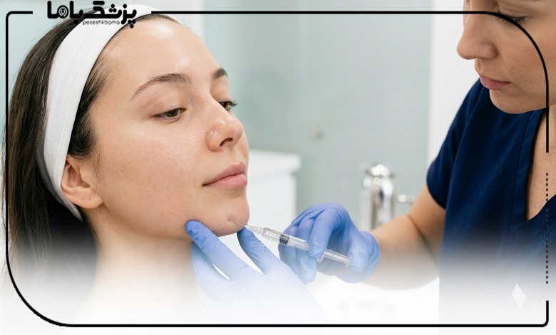 تزریق فیلر چانه توسط بهترین دکتر تزریق ژل در لاهیجان