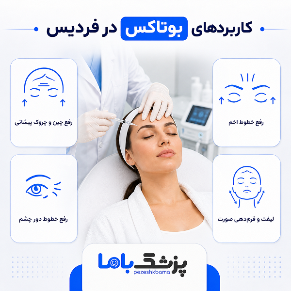 کاربردهای بوتاکس در فردیس