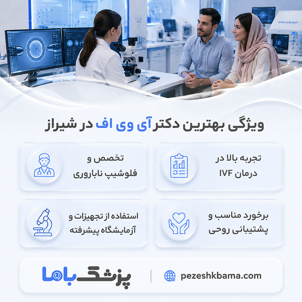 ویژگی بهترین دکتر آی وی اف در شیراز
