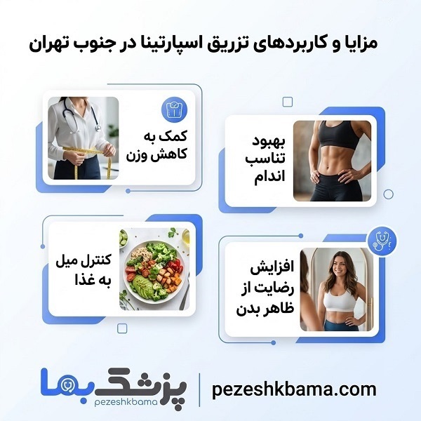 مزایا و کاربردهای تزریق اسپارتینا در جنوب تهران
