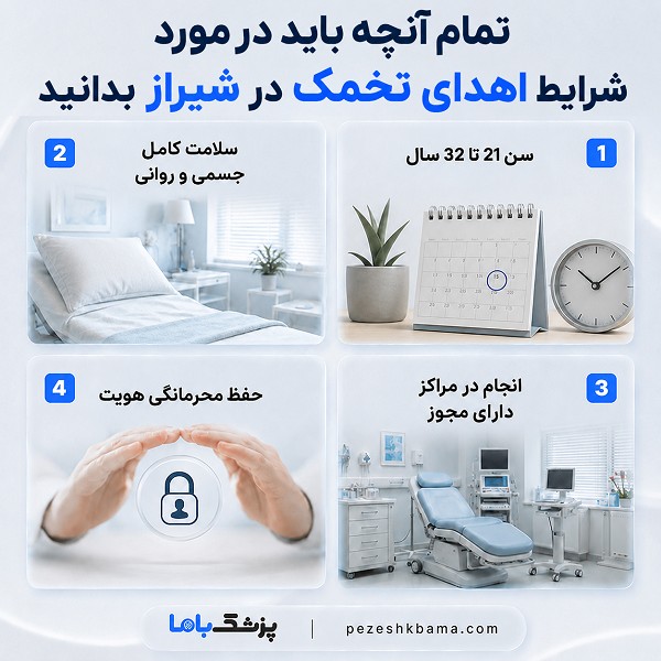 تمام آنچه باید در مورد شرایط اهدای تخمک در شیراز بدانید