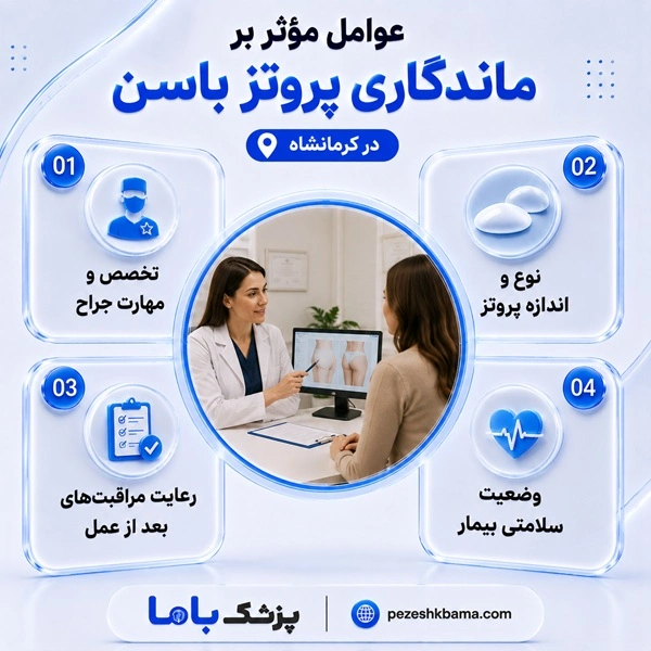 عوامل مؤثر بر ماندگاری پروتز باسن در کرمانشاه