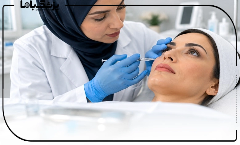 انجام تزریق توسط دکتر فیلر زیر چشم کرمانشاه