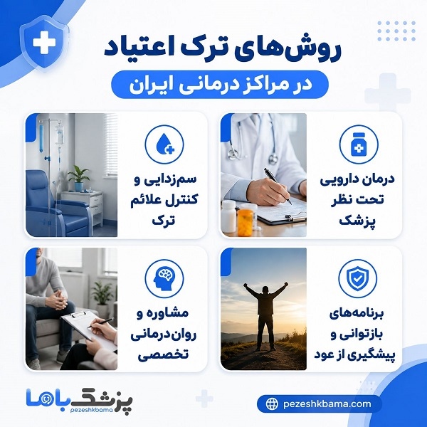 روشهای ترک اعتیاد در مراکز درمانی ایران