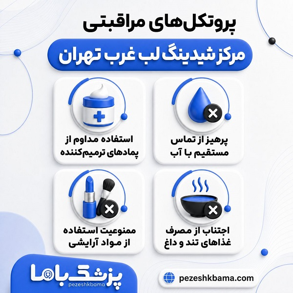 پروتکی های مراقبتی شیدینگ لب در غرب تهران